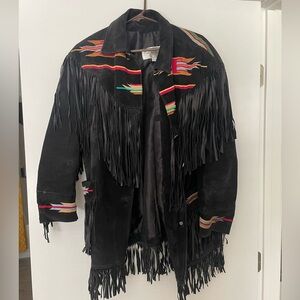 🦬Southwestern fringe jacket
